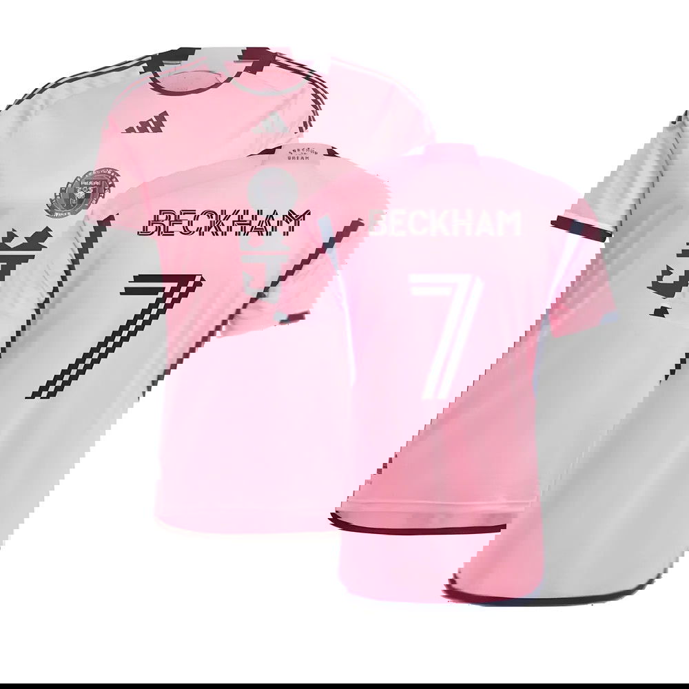 2024-2025 Inter Miami Authentic Home Shirt (Beckham 7) 2024-2025 Inter Miami Authentic Home Shirt (Beckham 7)