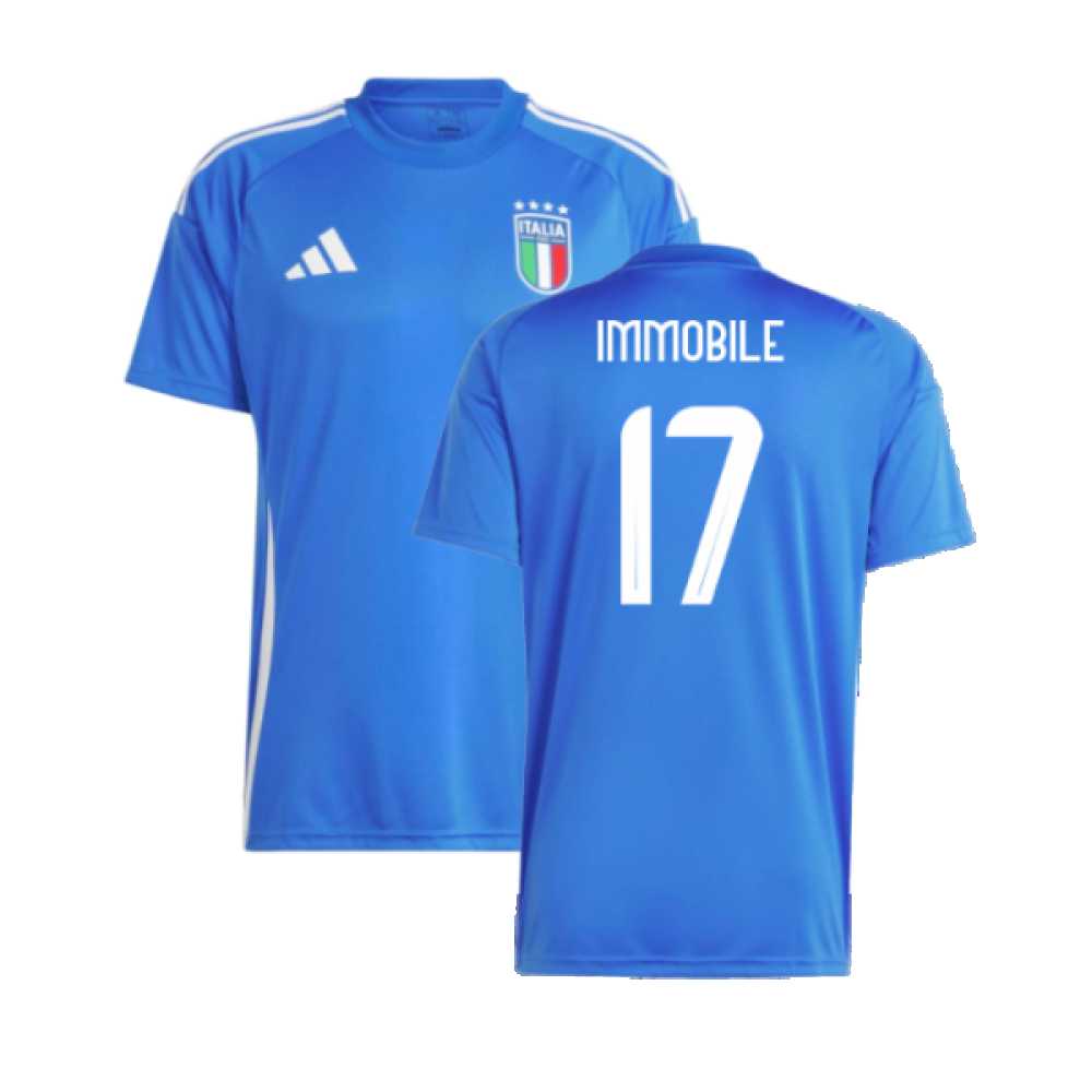 2024-2025 Italy Home Fan Jersey (IMMOBILE 17) 2024-2025 Italy Home Fan Jersey (IMMOBILE 17)