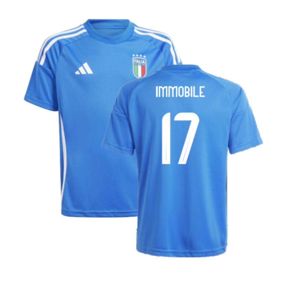 2024-2025 Italy Home Fan Jersey (Kids) (IMMOBILE 17) 2024-2025 Italy Home Fan Jersey (Kids) (IMMOBILE 17)