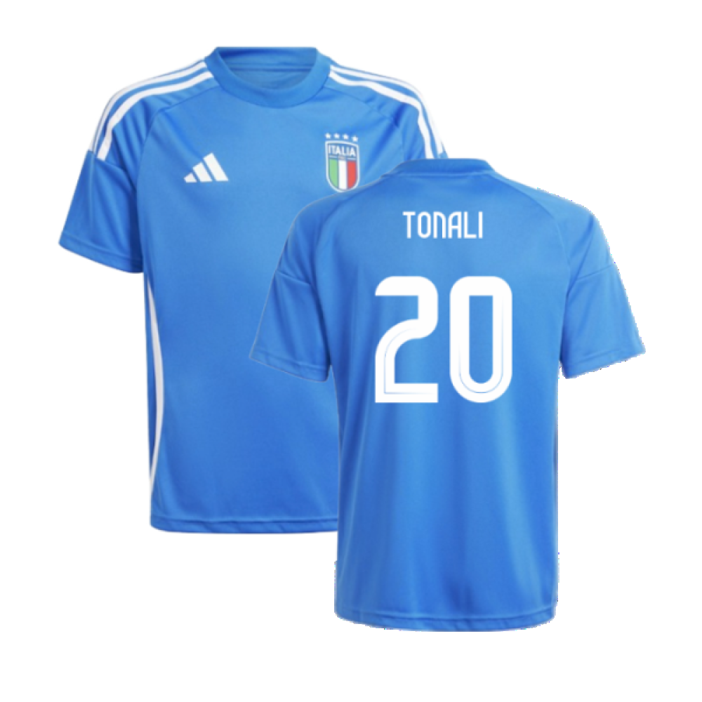 2024-2025 Italy Home Fan Jersey (Kids) (TONALI 20) 2024-2025 Italy Home Fan Jersey (Kids) (TONALI 20)