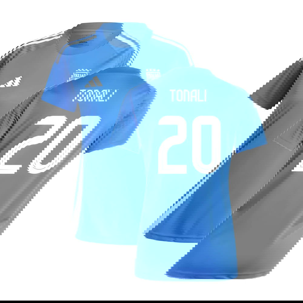 2024-2025 Italy Home Fan Jersey (Ladies) (TONALI 20) 2024-2025 Italy Home Fan Jersey (Ladies) (TONALI 20)