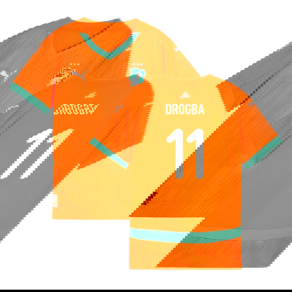 2024-2025 Ivory Coast Home Shirt (Kids) (Drogba 11) 2024-2025 Ivory Coast Home Shirt (Kids) (Drogba 11)