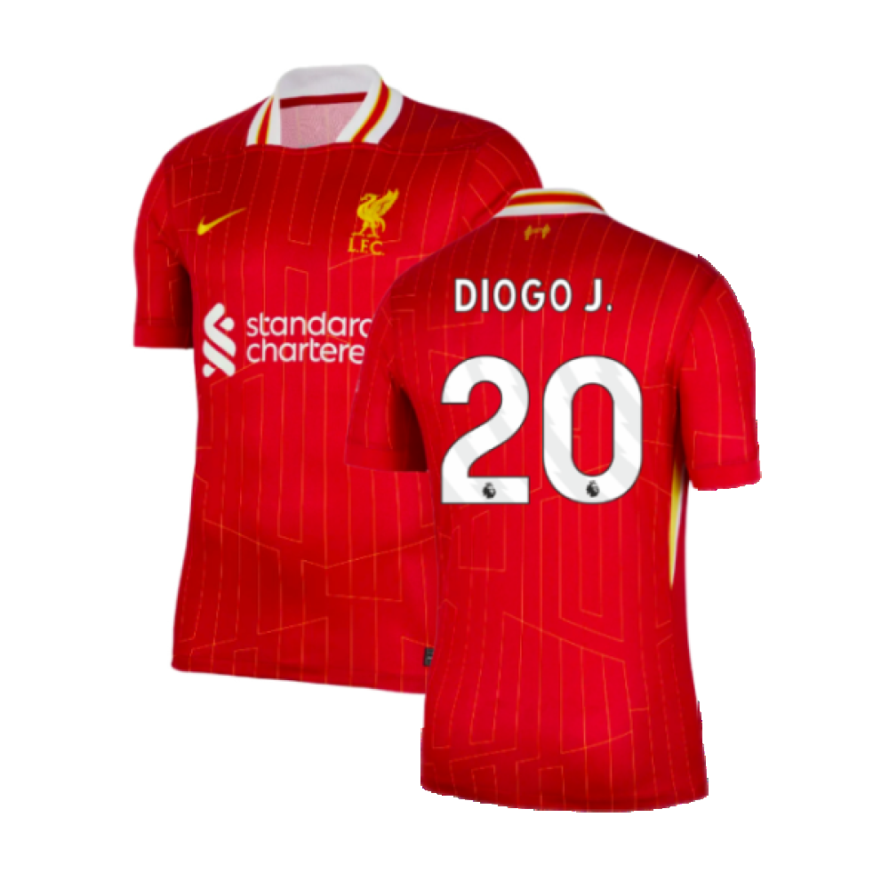 2024-2025 Liverpool Home Shirt (Diogo J. 20) 2024-2025 Liverpool Home Shirt (Diogo J. 20)