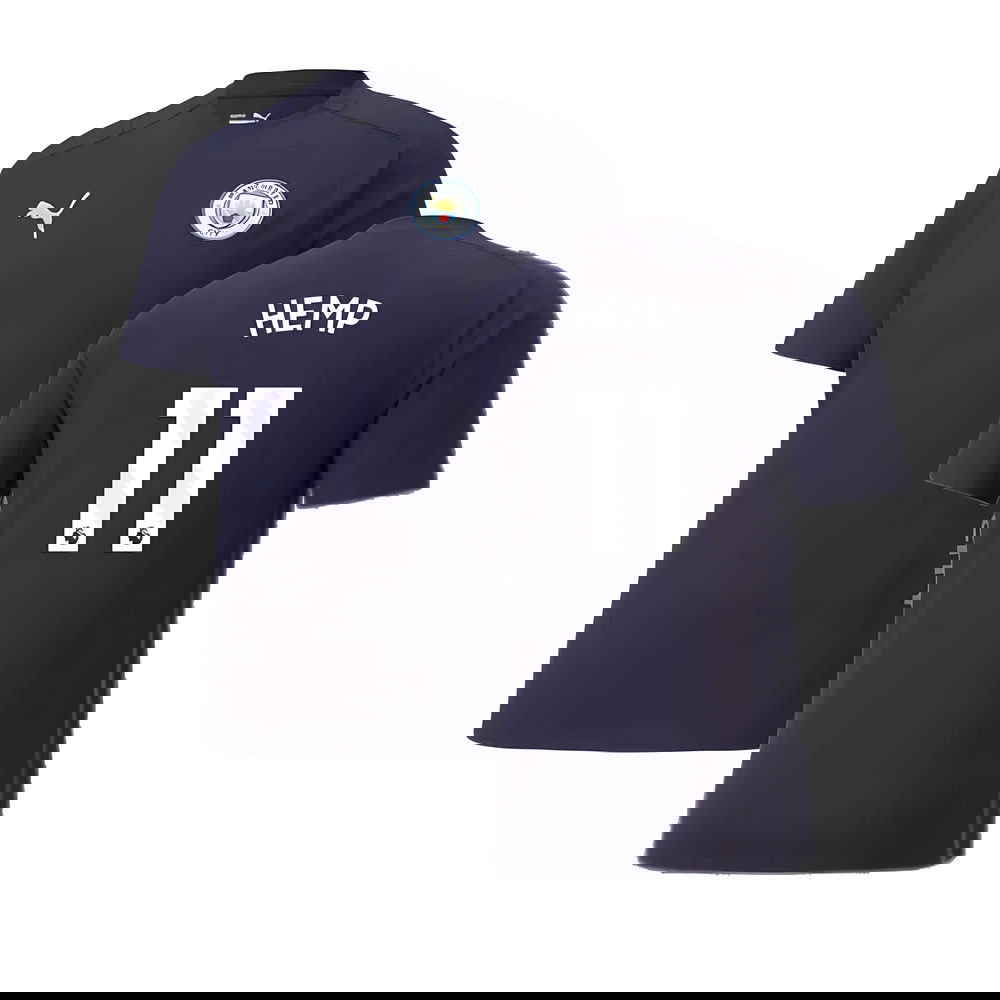 2024-2025 Man City Casuals Tee (Navy) (Hemp 11) 2024-2025 Man City Casuals Tee (Navy) (Hemp 11)