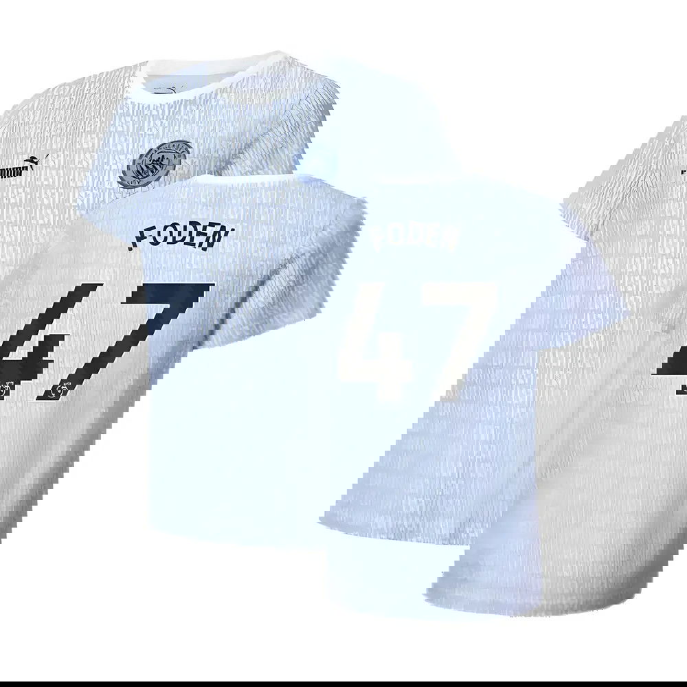 2024-2025 Man City ftblCulture Tee AOP (Light Blue) - Kids (Foden 47) 2024-2025 Man City ftblCulture Tee AOP (Light Blue) - Kids (Foden 47)