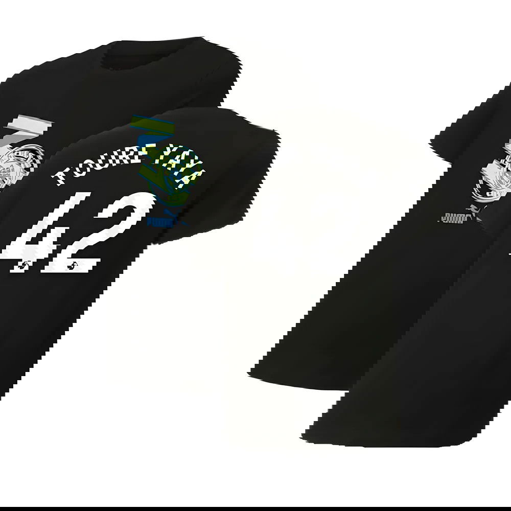 2024-2025 Man City ftblCulture Tee (Black) - Kids (Toure Yaya 42) 2024-2025 Man City ftblCulture Tee (Black) - Kids (Toure Yaya 42)