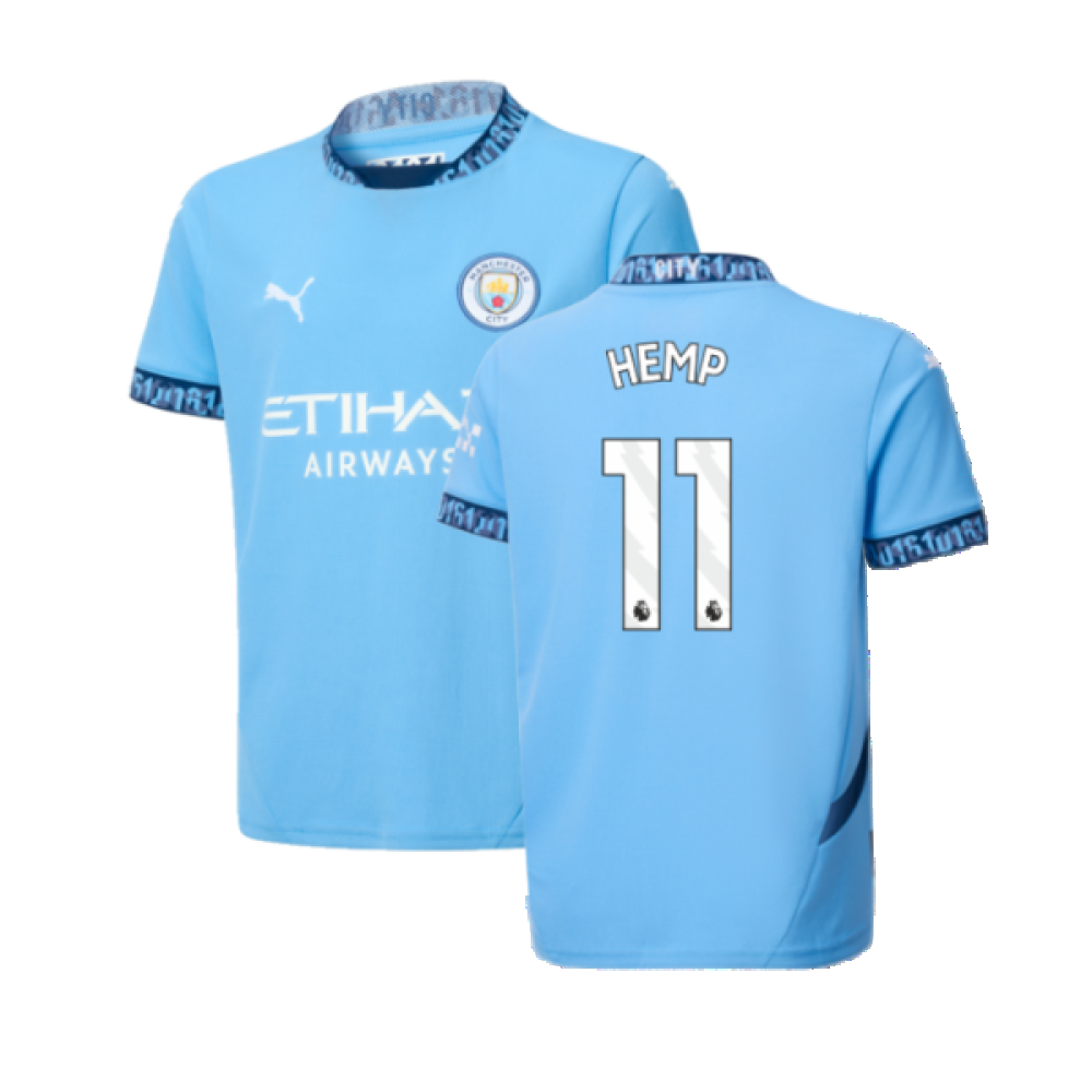 2024-2025 Man City Home Shirt (Kids) (Hemp 11) 2024-2025 Man City Home Shirt (Kids) (Hemp 11)