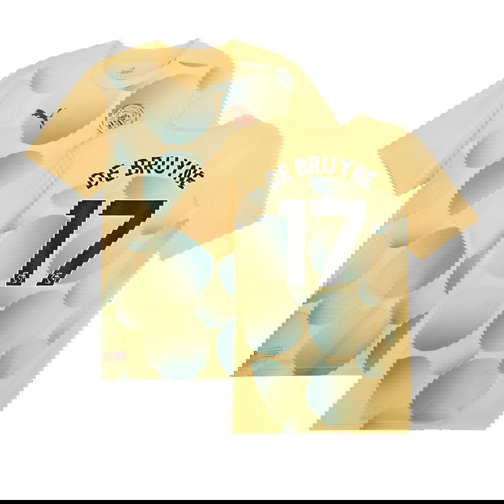 2024-2025 Man City Prematch SS Shirt (Flaxen) (De Bruyne 17) 2024-2025 Man City Prematch SS Shirt (Flaxen) (De Bruyne 17)