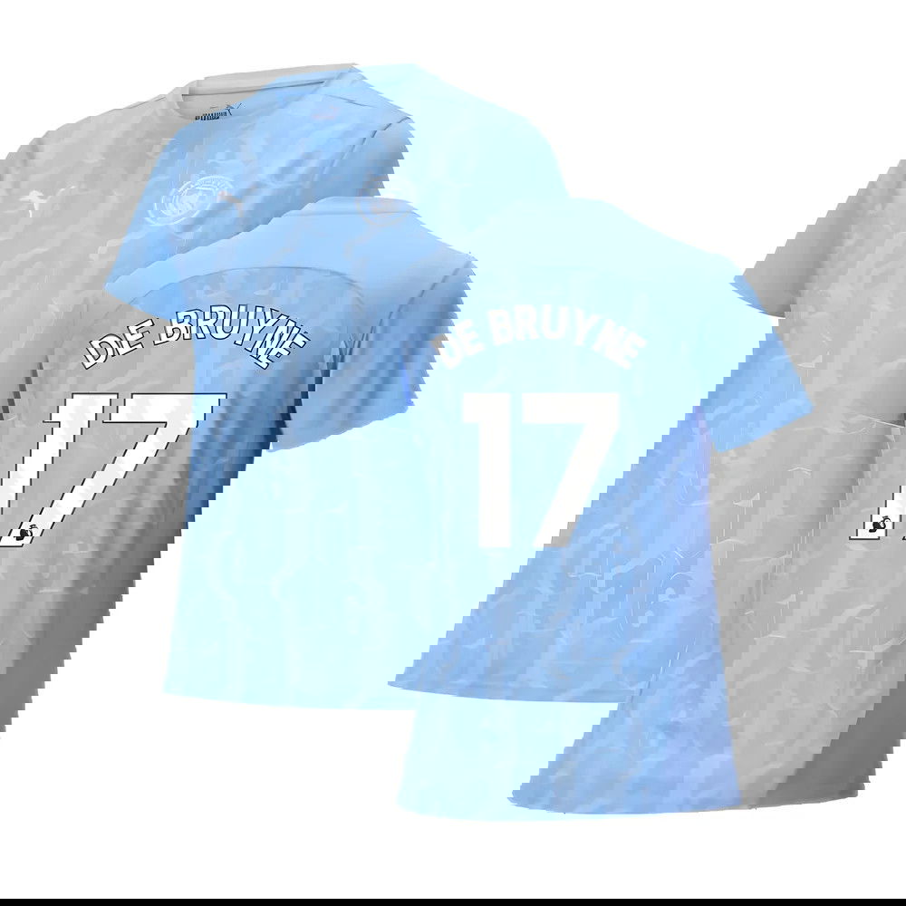 2024-2025 Man City Prematch SS Shirt (Light Blue) - Womens (De Bruyne 17) 2024-2025 Man City Prematch SS Shirt (Light Blue) - Womens (De Bruyne 17)
