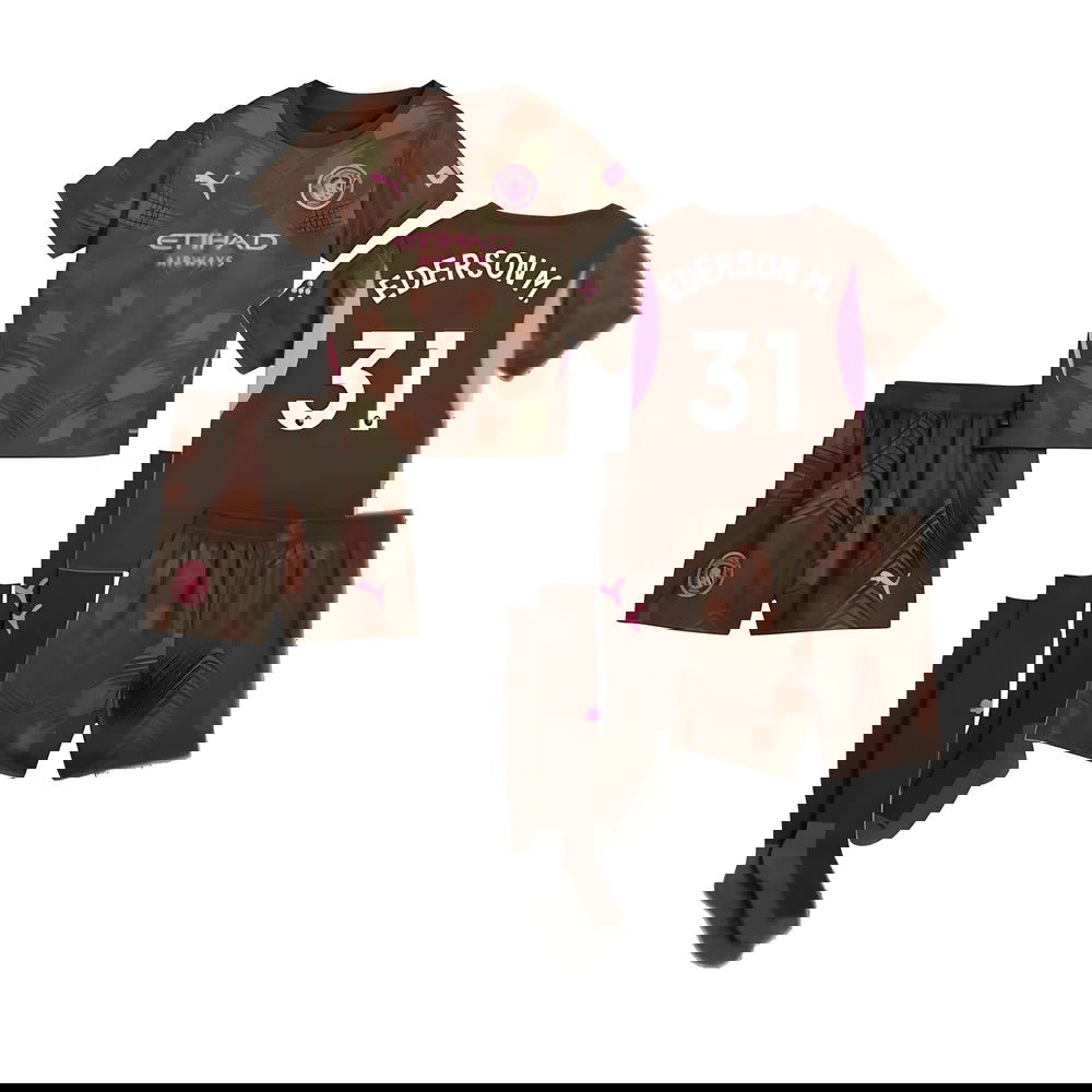 2024-2025 Man City Third Goalkeeper Mini Kit (Ederson M. 31) 2024-2025 Man City Third Goalkeeper Mini Kit (Ederson M. 31)