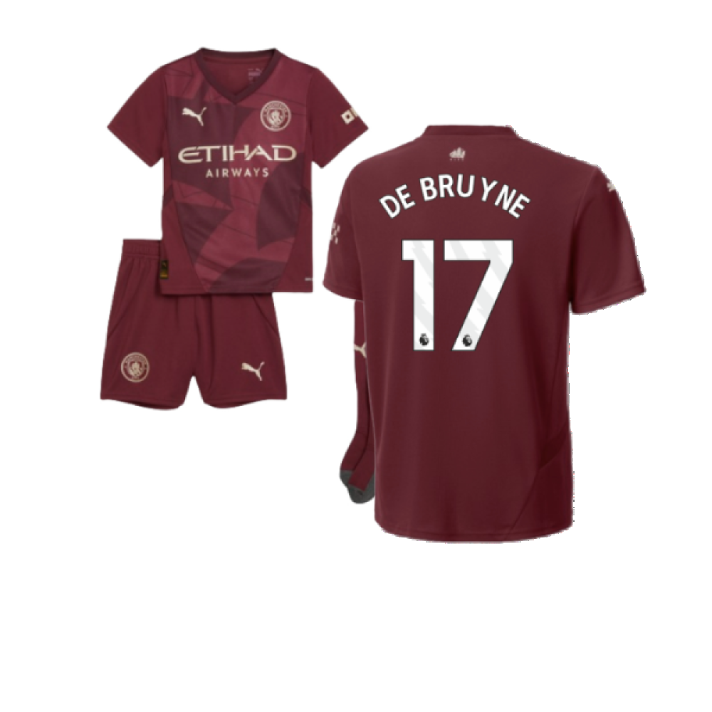 2024-2025 Man City Third Mini Kit (De Bruyne 17) 2024-2025 Man City Third Mini Kit (De Bruyne 17)