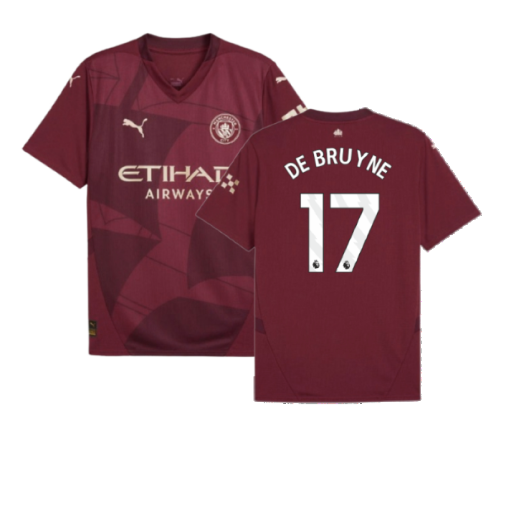 2024-2025 Man City Third Shirt (De Bruyne 17) 2024-2025 Man City Third Shirt (De Bruyne 17)