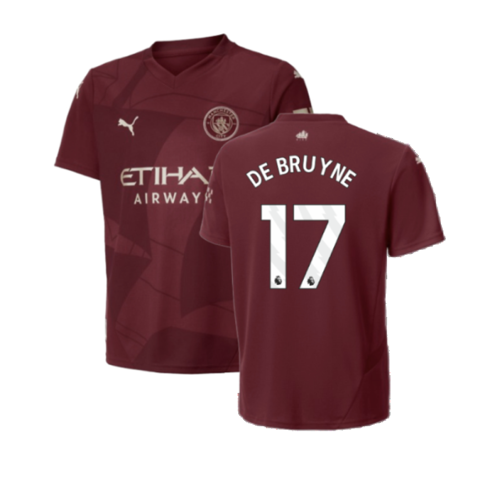 2024-2025 Man City Third Shirt (Kids) (De Bruyne 17) 2024-2025 Man City Third Shirt (Kids) (De Bruyne 17)