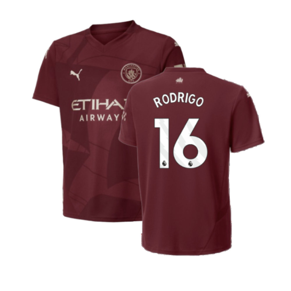 2024-2025 Man City Third Shirt (Kids) (Rodrigo 16) 2024-2025 Man City Third Shirt (Kids) (Rodrigo 16)