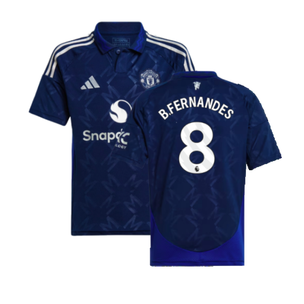2024-2025 Man Utd Away Shirt (Kids) (B.Fernandes 8) 2024-2025 Man Utd Away Shirt (Kids) (B.Fernandes 8)
