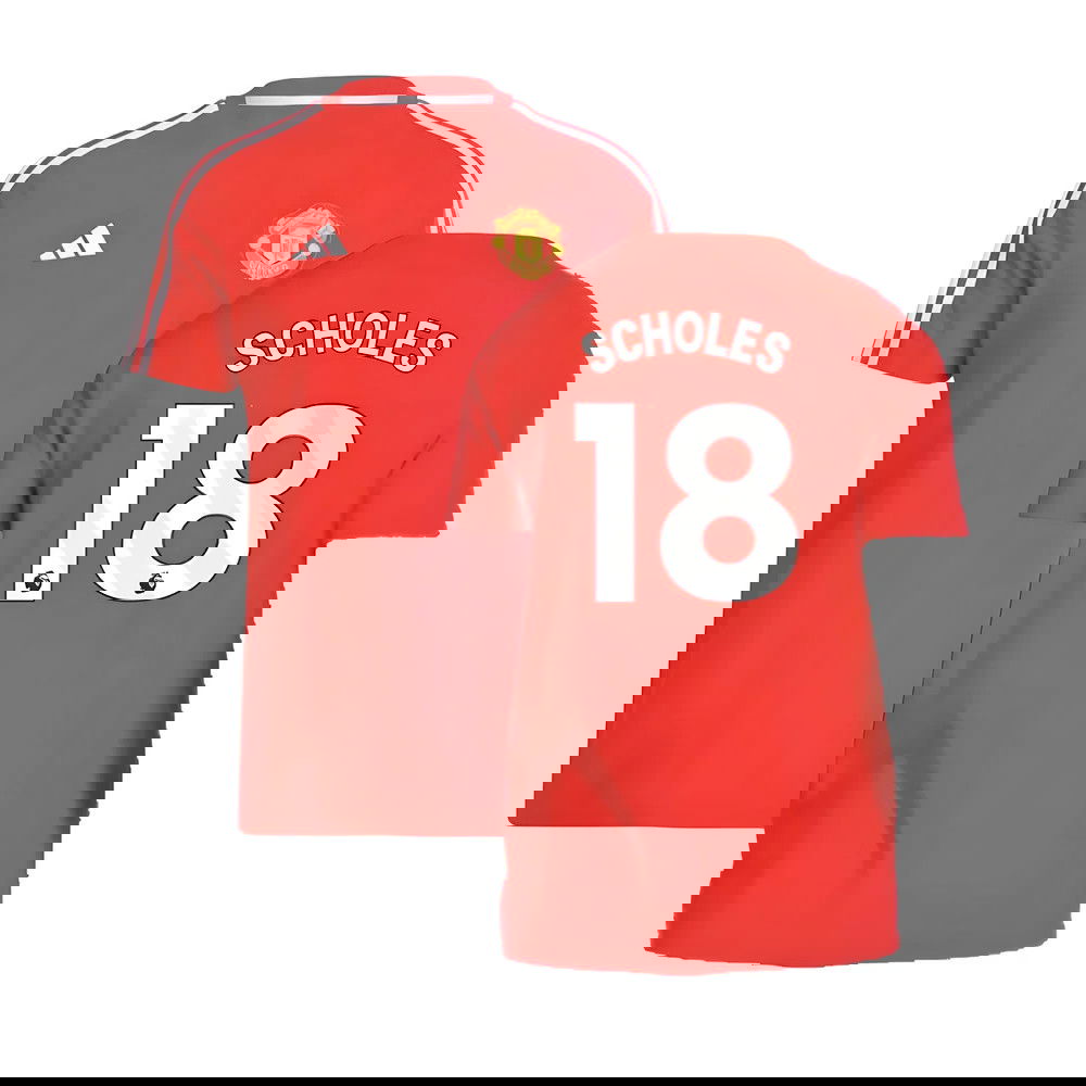 2024-2025 Man Utd DNA Tee (Red) (Scholes 18) 2024-2025 Man Utd DNA Tee (Red) (Scholes 18)