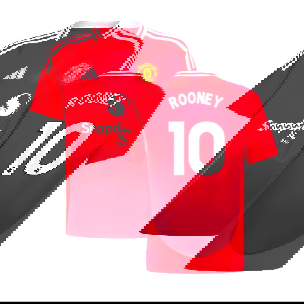 2024-2025 Man Utd Home Shirt (Kids) (Rooney 10) 2024-2025 Man Utd Home Shirt (Kids) (Rooney 10)