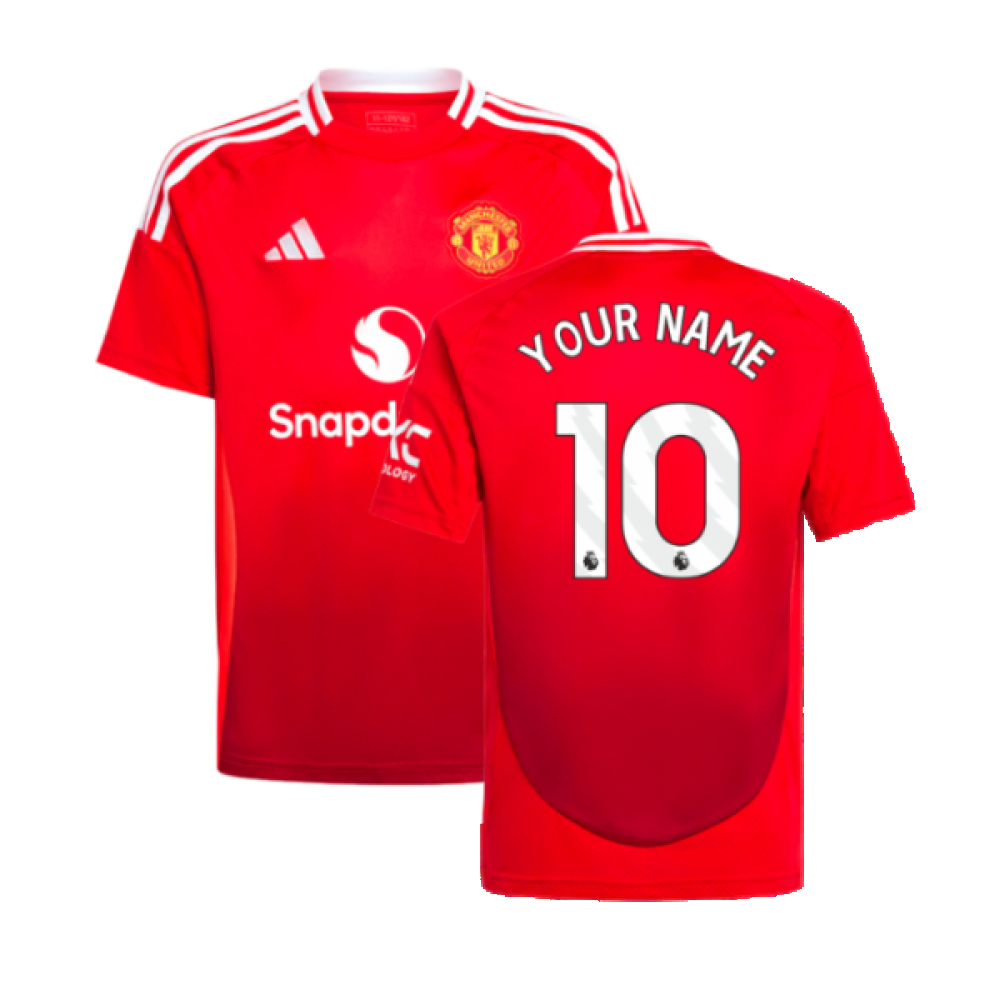 2024-2025 Man Utd Home Shirt (Kids) (Your Name) 2024-2025 Man Utd Home Shirt (Kids) (Your Name)