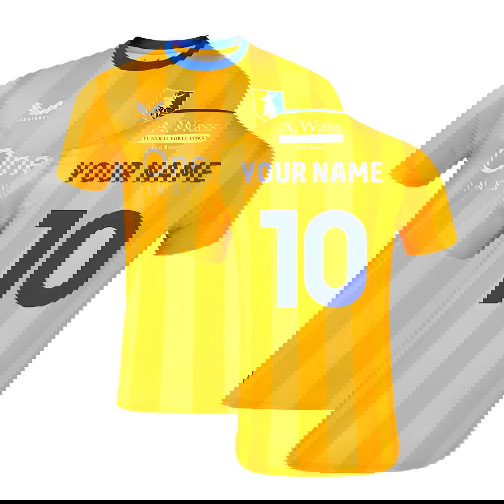 2024-2025 Mansfield Town Home Shirt (Your Name) 2024-2025 Mansfield Town Home Shirt (Your Name)