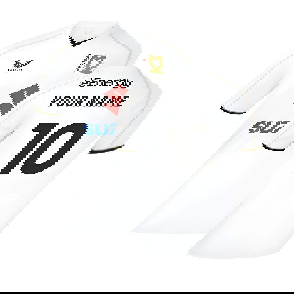 2024-2025 MK Dons Home Shirt (Your Name) 2024-2025 MK Dons Home Shirt (Your Name)