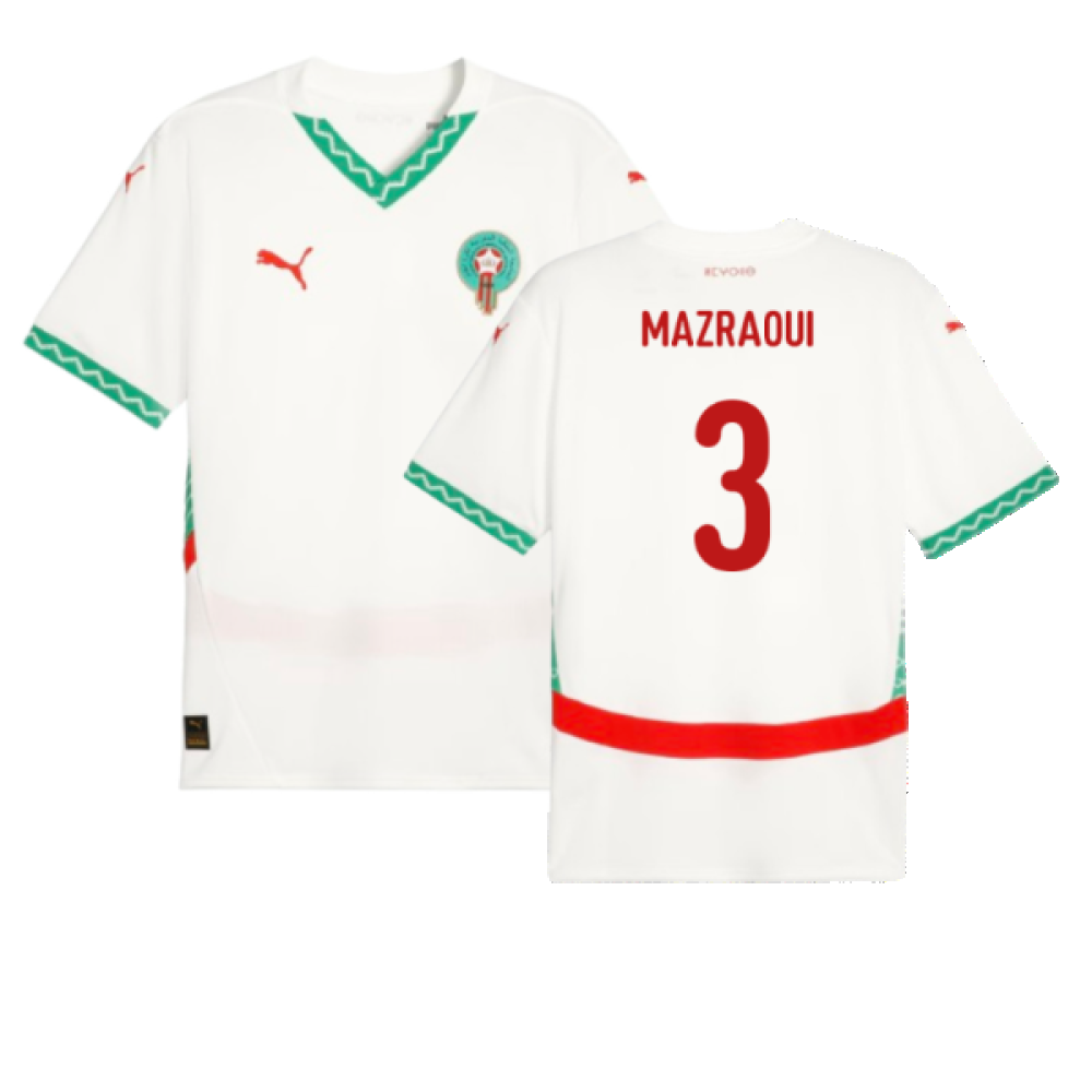 2024-2025 Morocco Away Shirt (Mazraoui 3) 2024-2025 Morocco Away Shirt (Mazraoui 3)