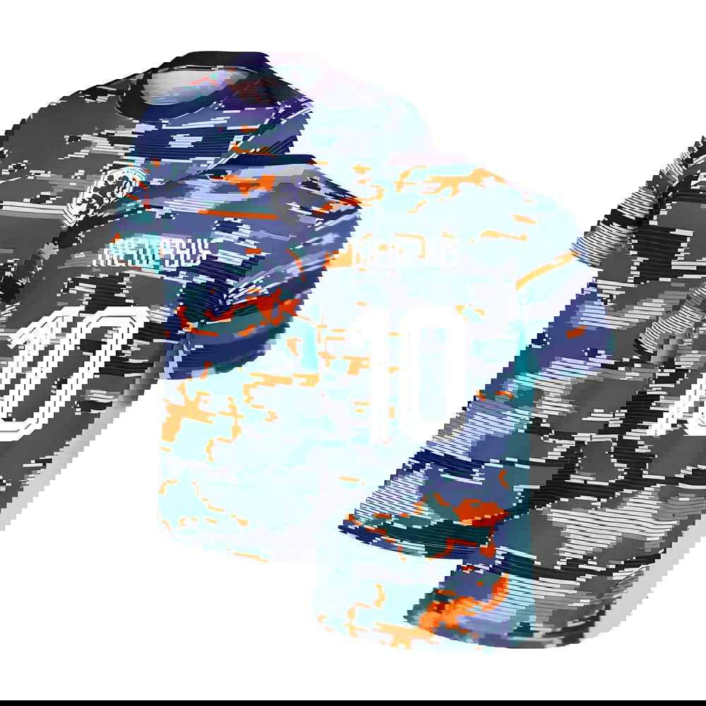 2024-2025 Netherlands Academy Pro Pre-Match Shirt (Blue) (Memphis 10) 2024-2025 Netherlands Academy Pro Pre-Match Shirt (Blue) (Memphis 10)