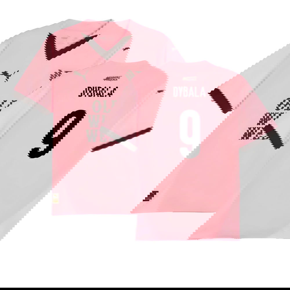 2024-2025 Palermo Home Shirt (Dybala 9) 2024-2025 Palermo Home Shirt (Dybala 9)