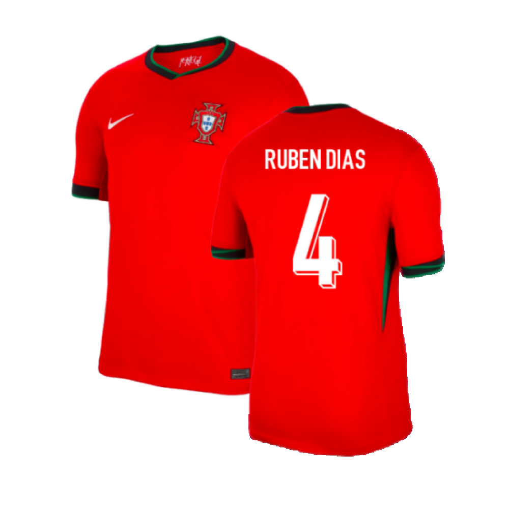2024-2025 Portugal Home Shirt (Ruben Dias 4) 2024-2025 Portugal Home Shirt (Ruben Dias 4)