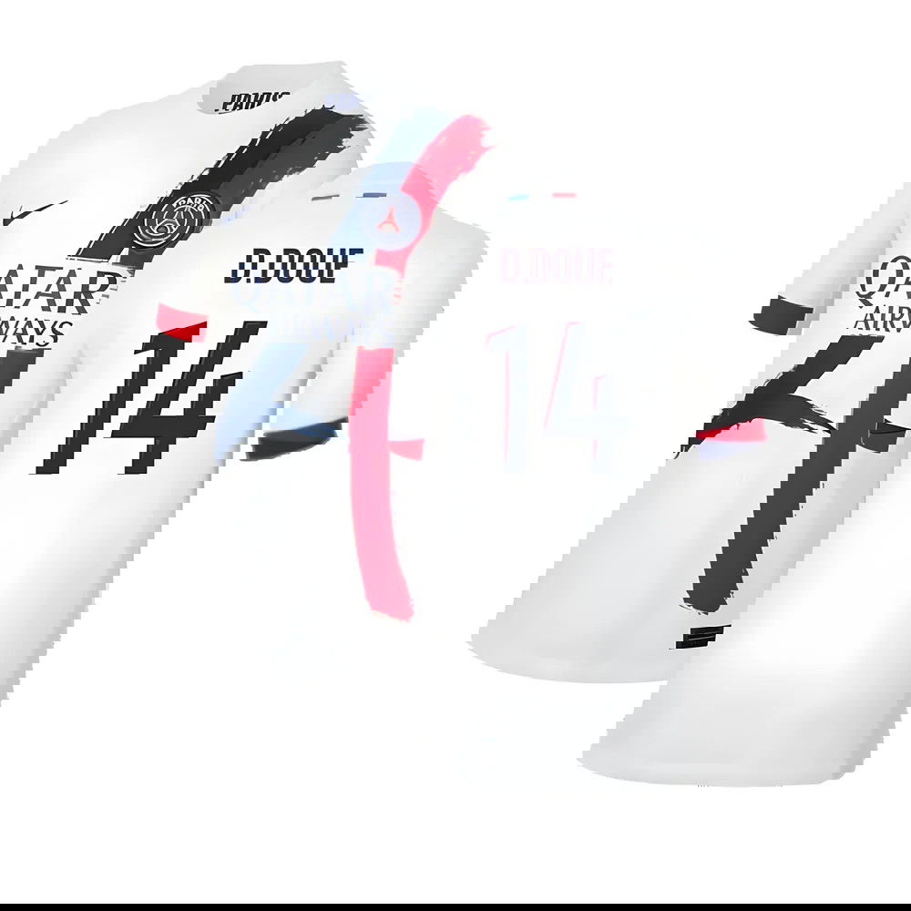 2024-2025 PSG Away Shirt (Kids) (D.Doue 14) 2024-2025 PSG Away Shirt (Kids) (D.Doue 14)