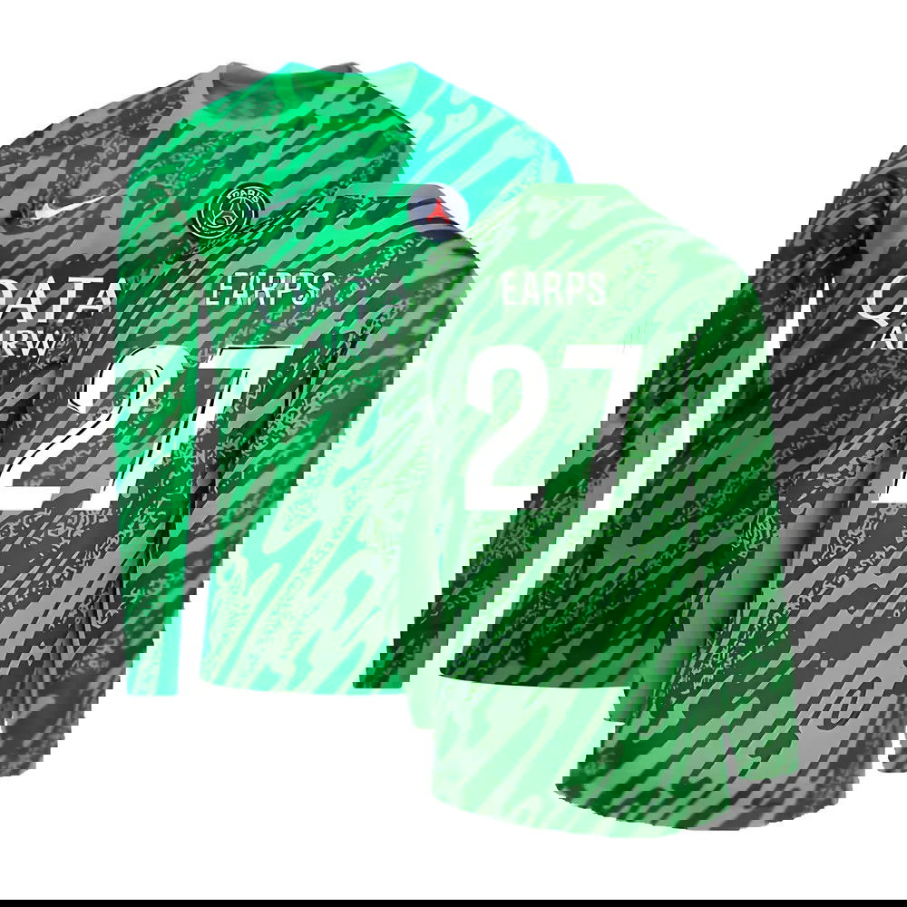 2024-2025 PSG Home Goalkeeper Shirt (Green) (Earps 27) 2024-2025 PSG Home Goalkeeper Shirt (Green) (Earps 27)