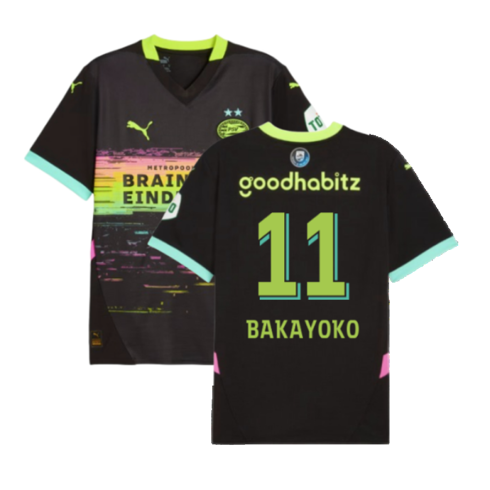 2024-2025 PSV Eindhoven Away Shirt (Bakayoko 11) 2024-2025 PSV Eindhoven Away Shirt (Bakayoko 11)