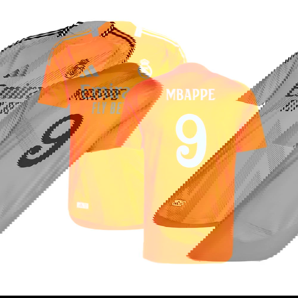 2024-2025 Real Madrid Authentic Away Shirt (Mbappe 9) 2024-2025 Real Madrid Authentic Away Shirt (Mbappe 9)