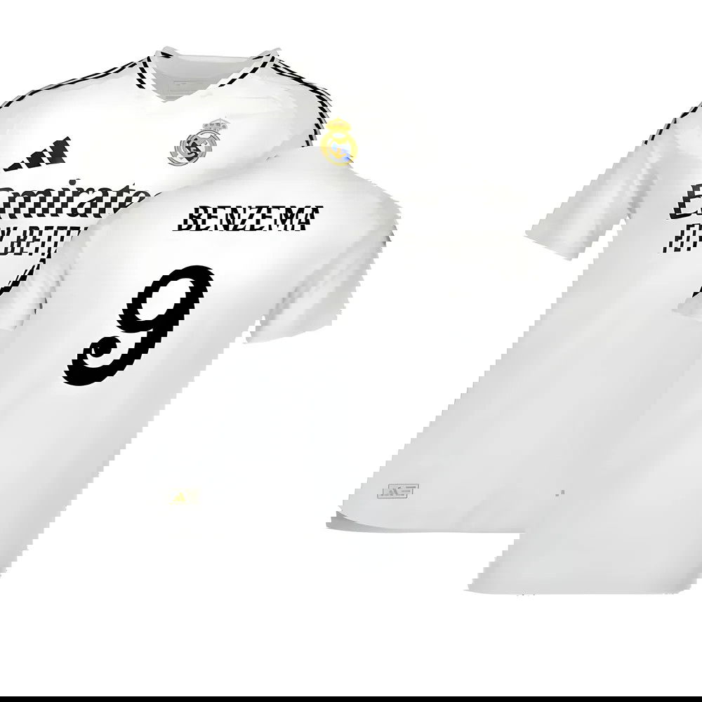 2024-2025 Real Madrid Authentic Home Shirt (Benzema 9) 2024-2025 Real Madrid Authentic Home Shirt (Benzema 9)
