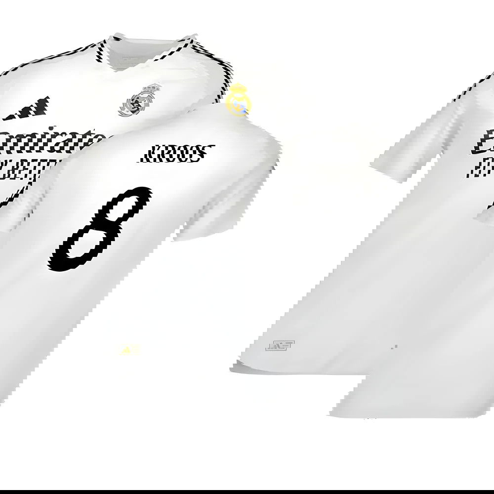 2024-2025 Real Madrid Authentic Home Shirt (Kroos 8) 2024-2025 Real Madrid Authentic Home Shirt (Kroos 8)