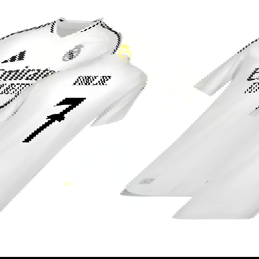 2024-2025 Real Madrid Authentic Home Shirt (Vini Jr. 7) 2024-2025 Real Madrid Authentic Home Shirt (Vini Jr. 7)