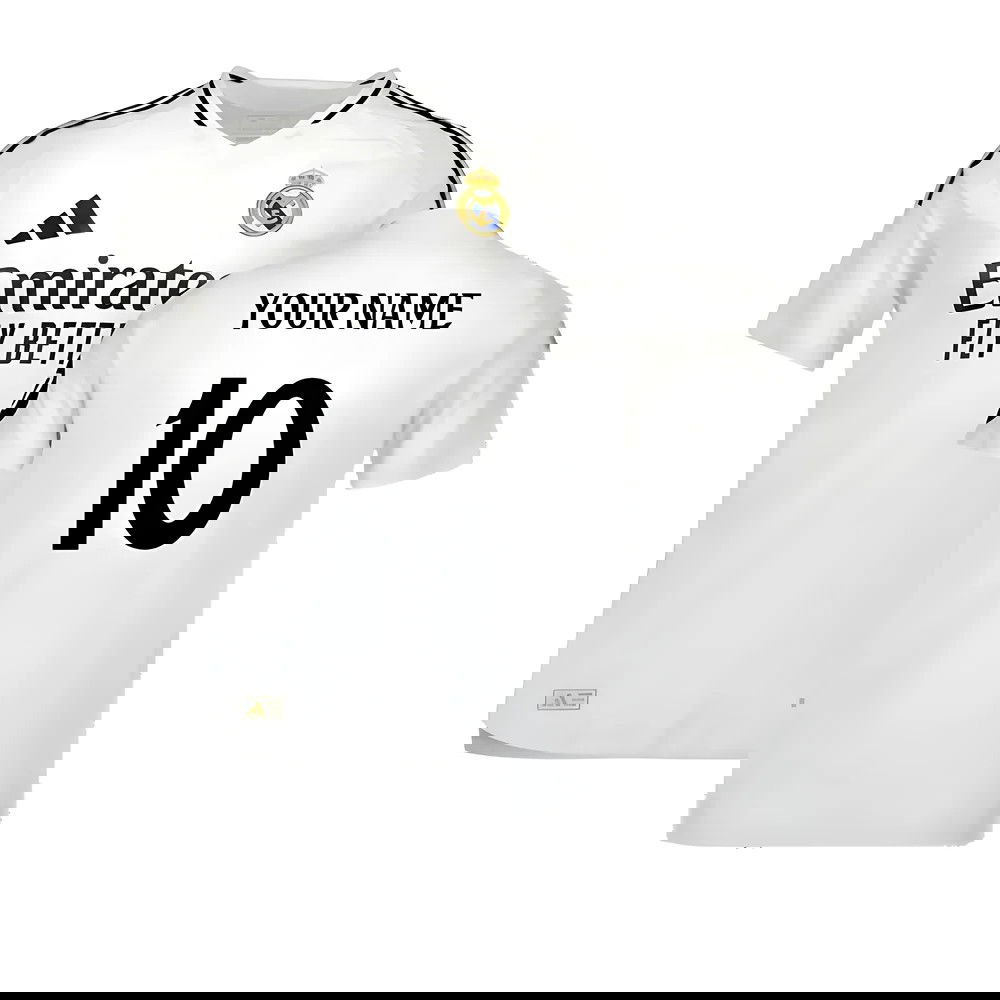 2024-2025 Real Madrid Authentic Home Shirt (Your Name) 2024-2025 Real Madrid Authentic Home Shirt (Your Name)