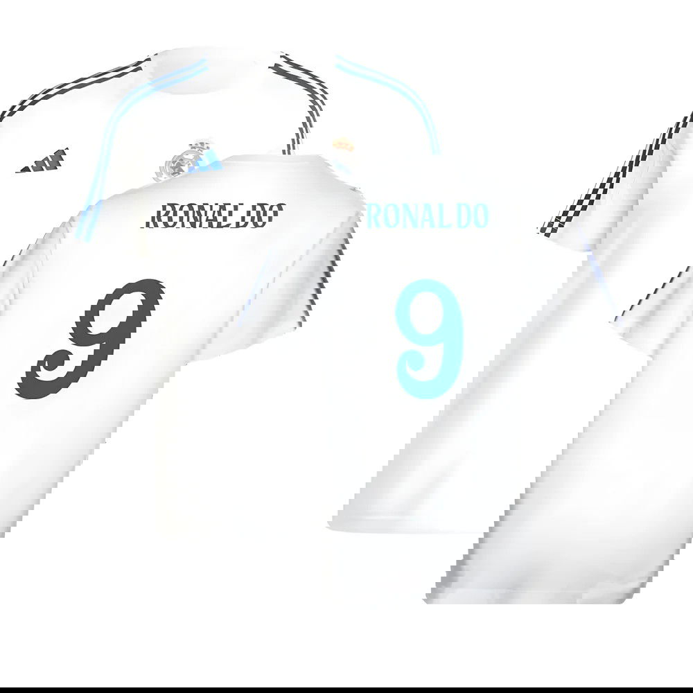 2024-2025 Real Madrid DNA Tee (White) (Ronaldo 9) 2024-2025 Real Madrid DNA Tee (White) (Ronaldo 9)