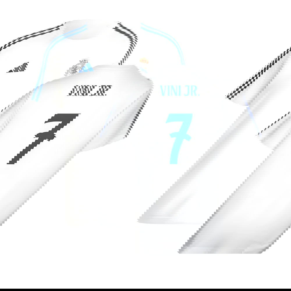 2024-2025 Real Madrid DNA Tee (White) (Vini Jr. 7) 2024-2025 Real Madrid DNA Tee (White) (Vini Jr. 7)