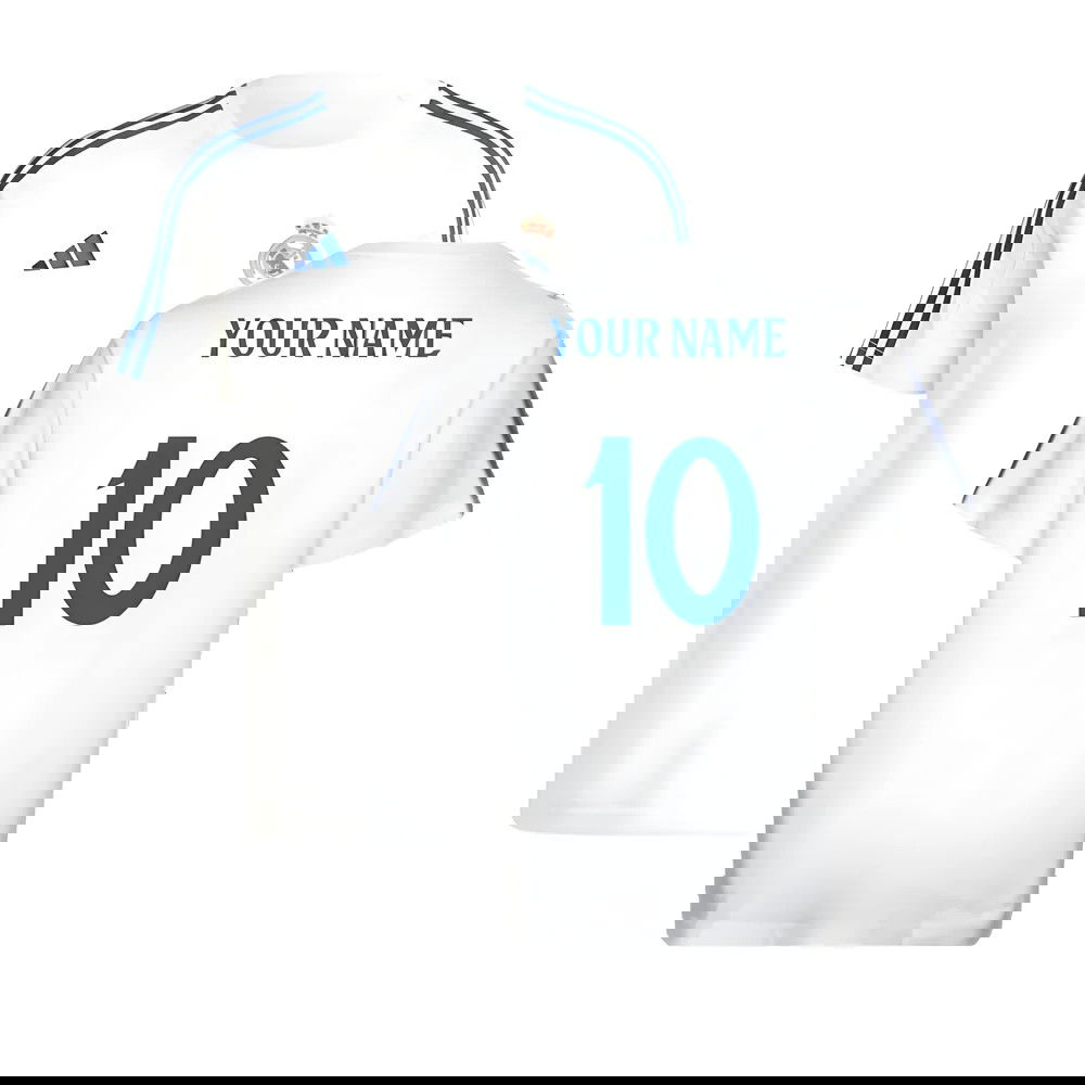 2024-2025 Real Madrid DNA Tee (White) (Your Name) 2024-2025 Real Madrid DNA Tee (White) (Your Name)