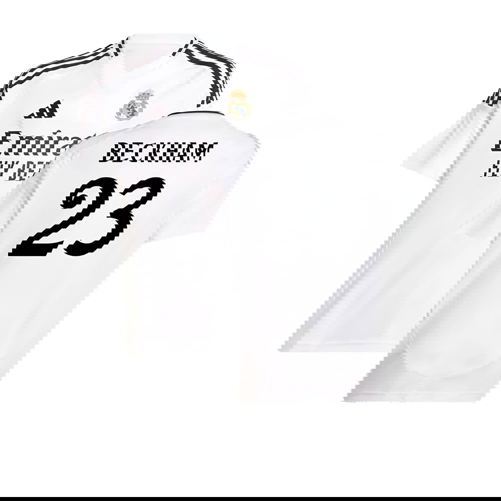 2024-2025 Real Madrid Home Shirt (Kids) (Beckham 23) 2024-2025 Real Madrid Home Shirt (Kids) (Beckham 23)