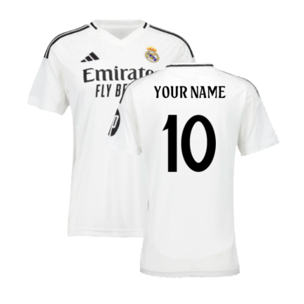 2024-2025 Real Madrid Home Shirt (Womens) (Your Name) 2024-2025 Real Madrid Home Shirt (Womens) (Your Name)