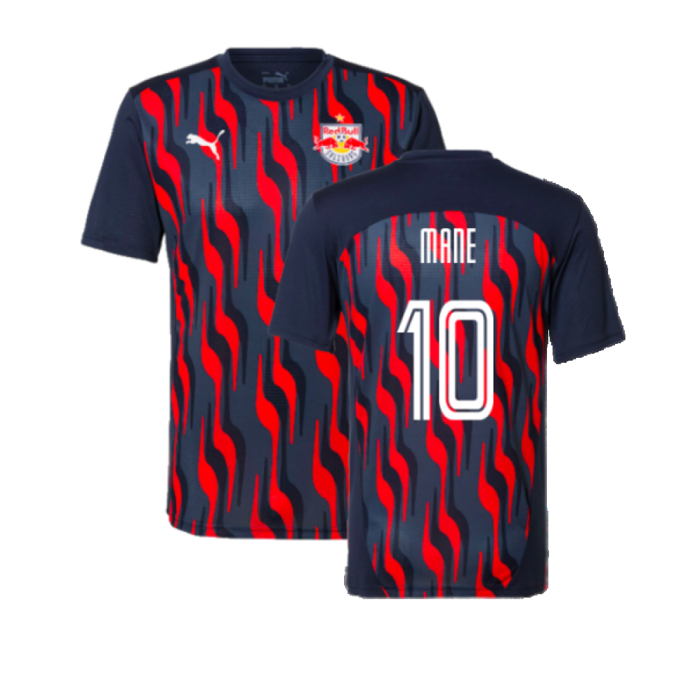 2024-2025 Red Bull Salzburg Pre-Match Shirt (Navy) (Mane 10) 2024-2025 Red Bull Salzburg Pre-Match Shirt (Navy) (Mane 10)