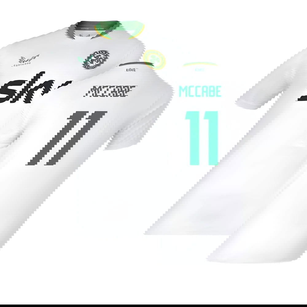 2024-2025 Republic of Ireland Away Shirt (McCabe 11) 2024-2025 Republic of Ireland Away Shirt (McCabe 11)
