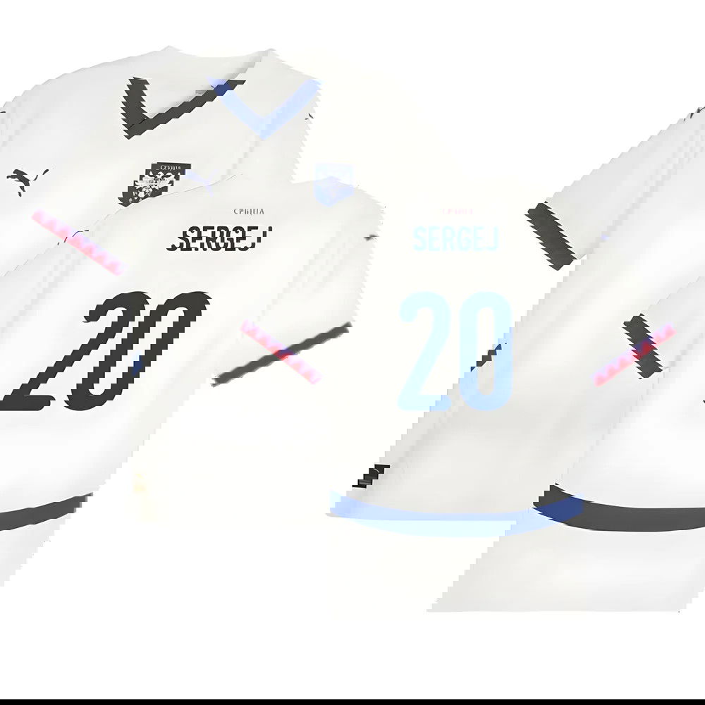 2024-2025 Serbia Away Shirt (Sergej 20) 2024-2025 Serbia Away Shirt (Sergej 20)