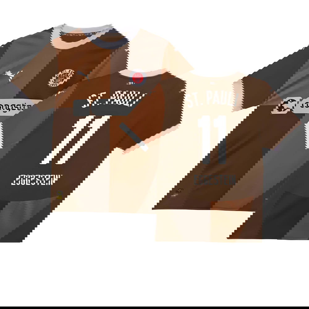 2024-2025 St Pauli Home Shirt (Eggestein 11) 2024-2025 St Pauli Home Shirt (Eggestein 11)