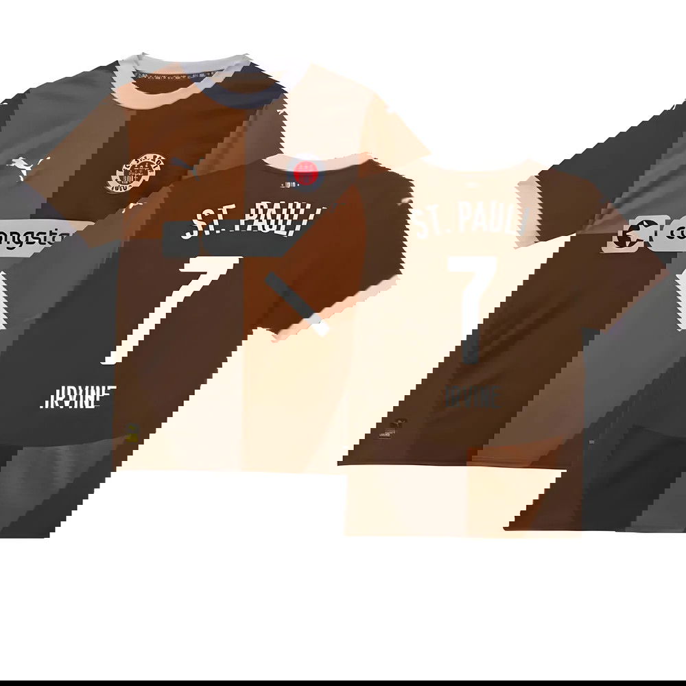 2024-2025 St Pauli Home Shirt (Irvine 7) 2024-2025 St Pauli Home Shirt (Irvine 7)