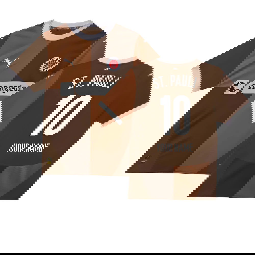 2024-2025 St Pauli Home Shirt (Your Name) 2024-2025 St Pauli Home Shirt (Your Name)