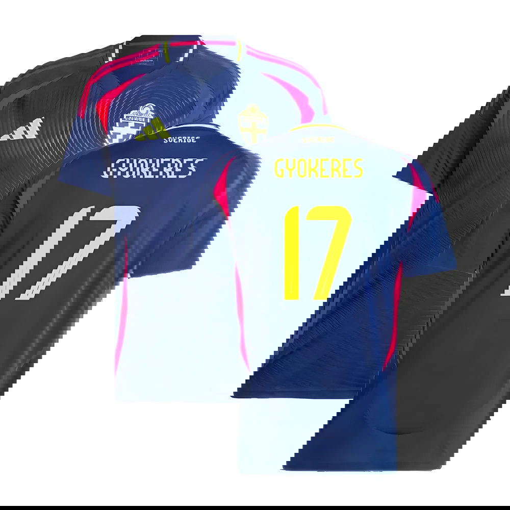 2024-2025 Sweden Away Shirt (GYOKERES 17) 2024-2025 Sweden Away Shirt (GYOKERES 17)
