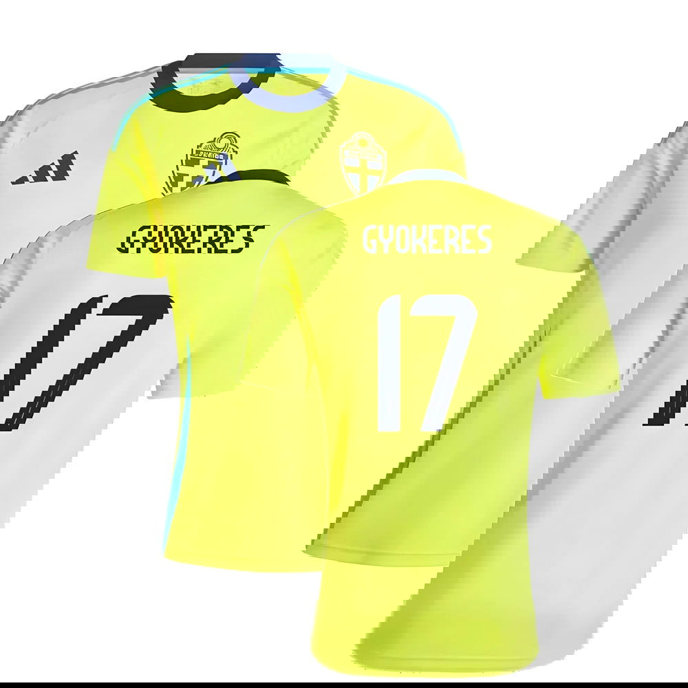 2024-2025 Sweden Home Fan Shirt (GYOKERES 17) 2024-2025 Sweden Home Fan Shirt (GYOKERES 17)