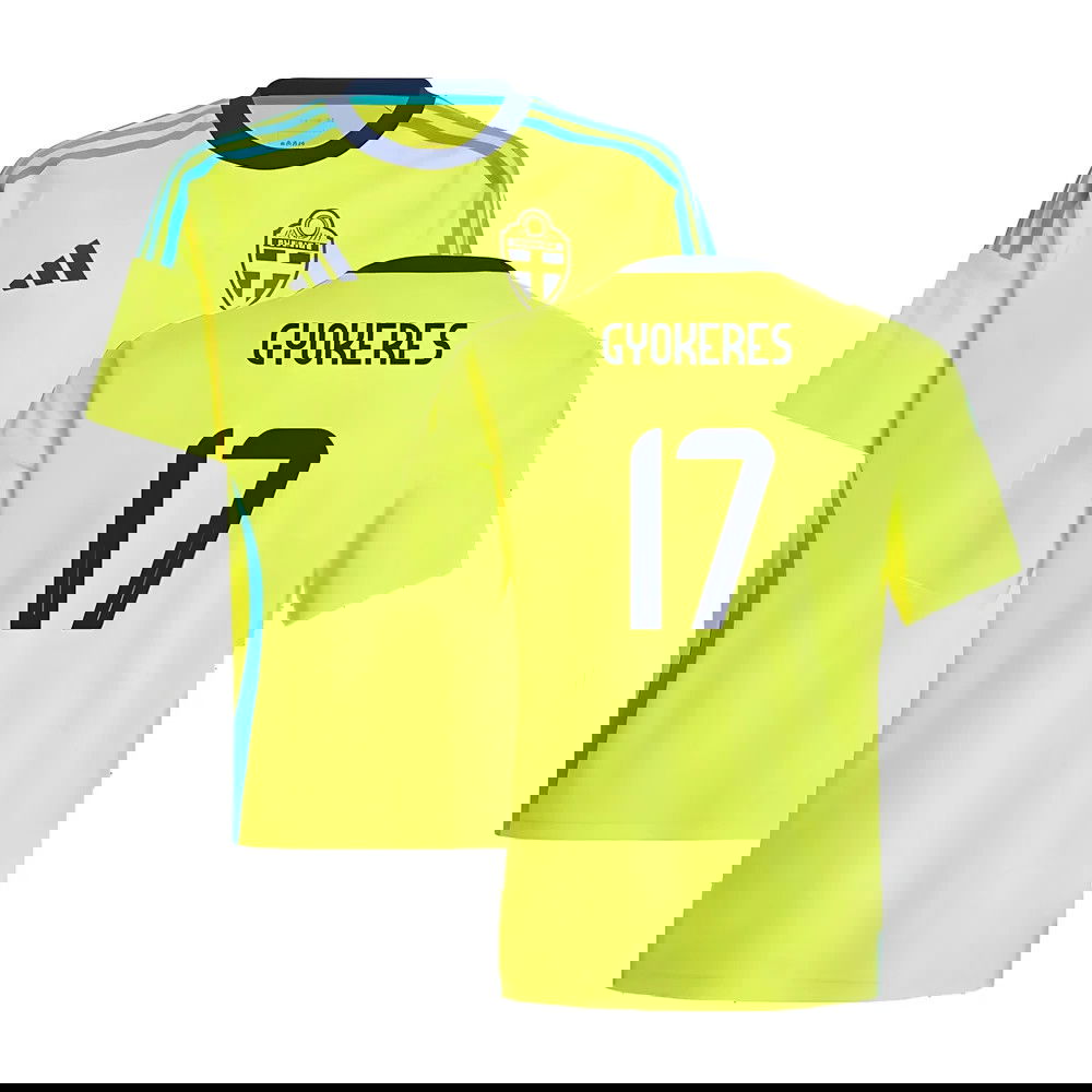 2024-2025 Sweden Home Fan Shirt (Kids) (GYOKERES 17) 2024-2025 Sweden Home Fan Shirt (Kids) (GYOKERES 17)